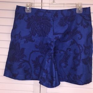 NEW Banana Republic silk blue shorts